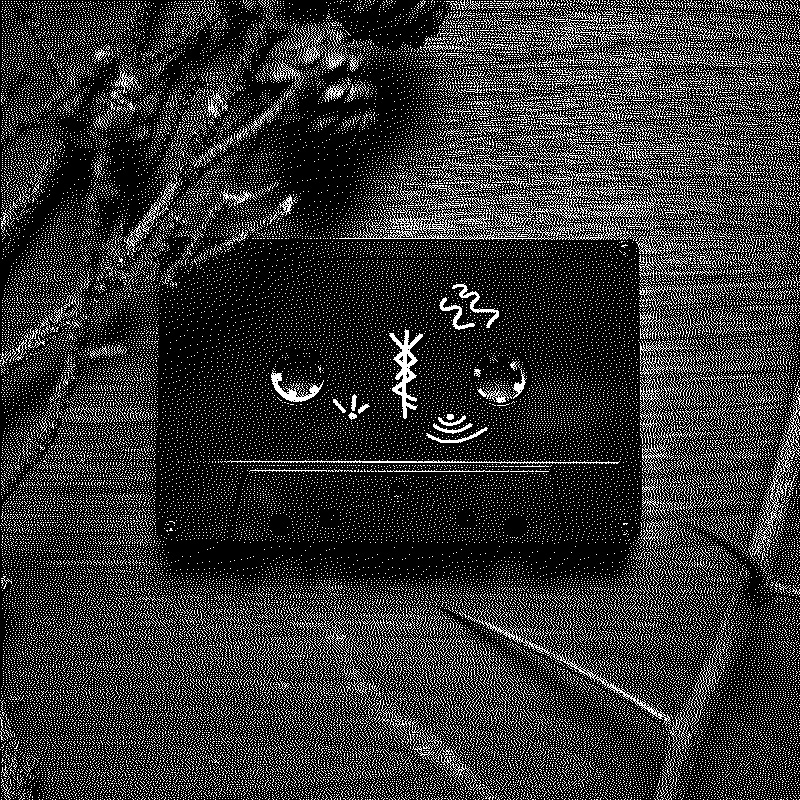 Cassette with pad print