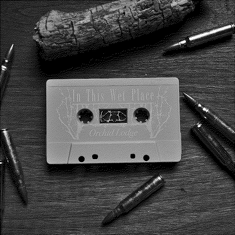 Cassette with pad print