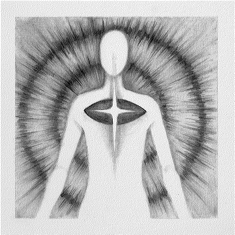 A human shape with an open eye in their chest