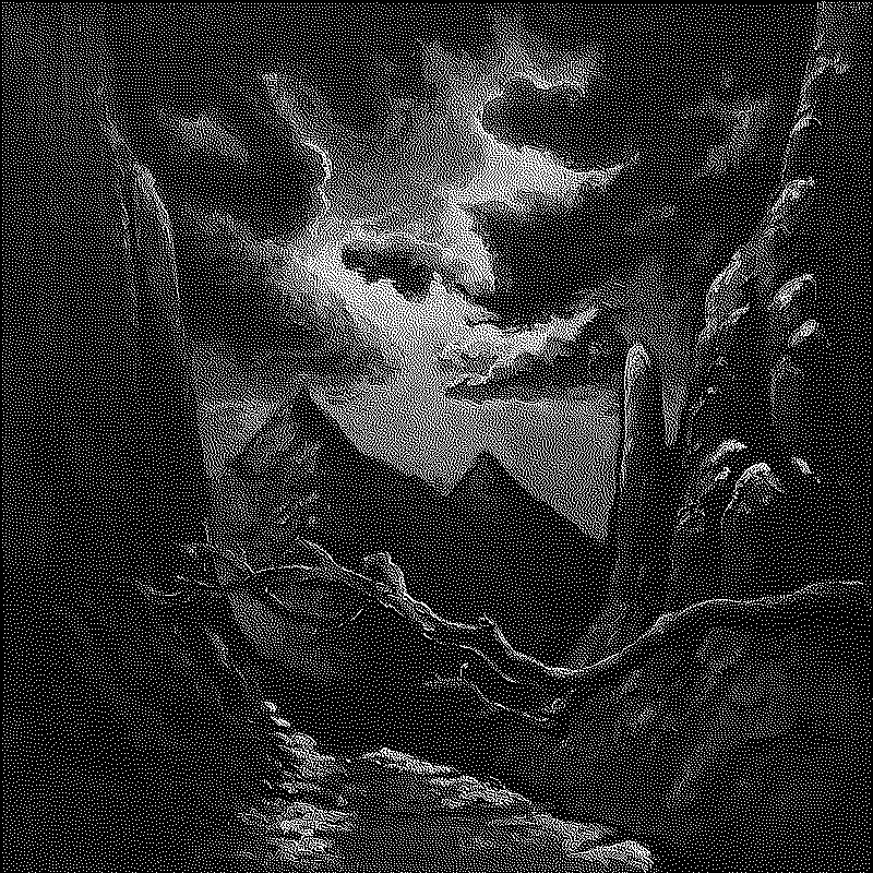 Painting for the cover of the album, a mountain pass with steep cliffs and some mountains in the distance, a branch crosses the path we&rsquo;re on and storm clouds are gathering overhead