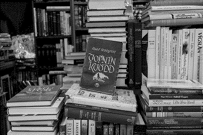 Piles of old books in icelandic