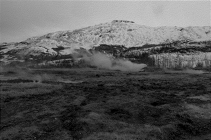 Geysers in a moss covered landscape