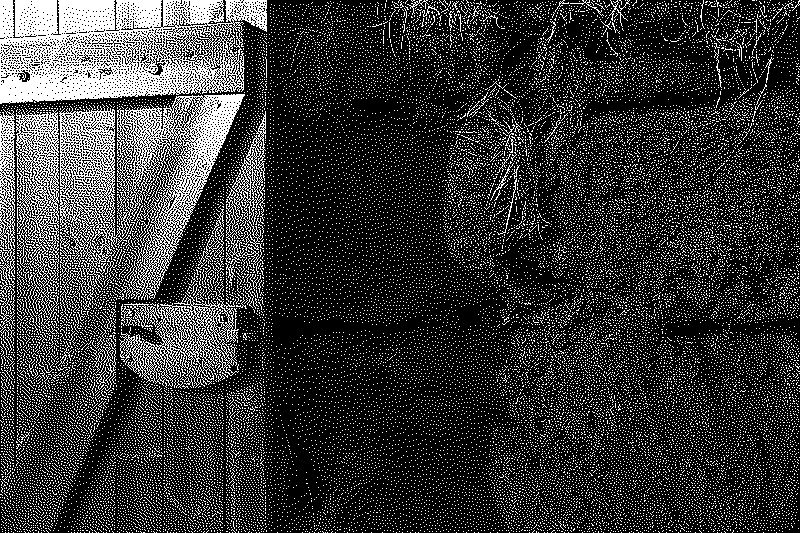 Door detail of the turn farmhouse