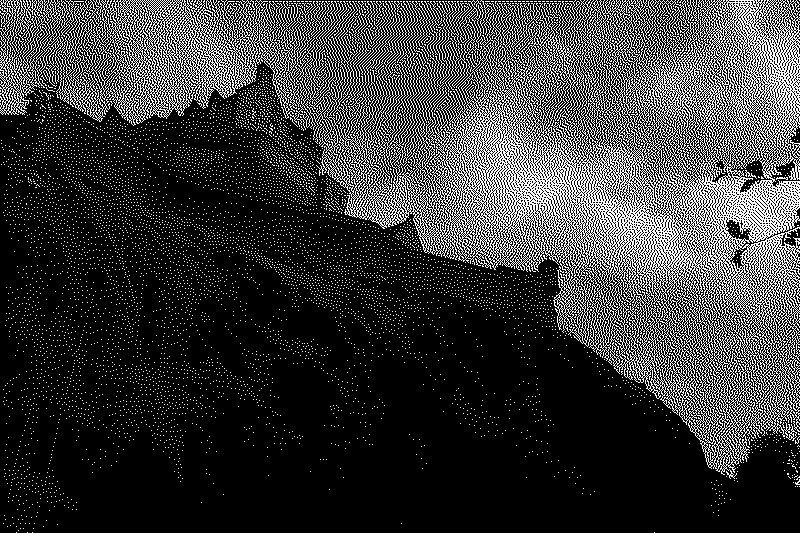 Edinburgh castle from below
