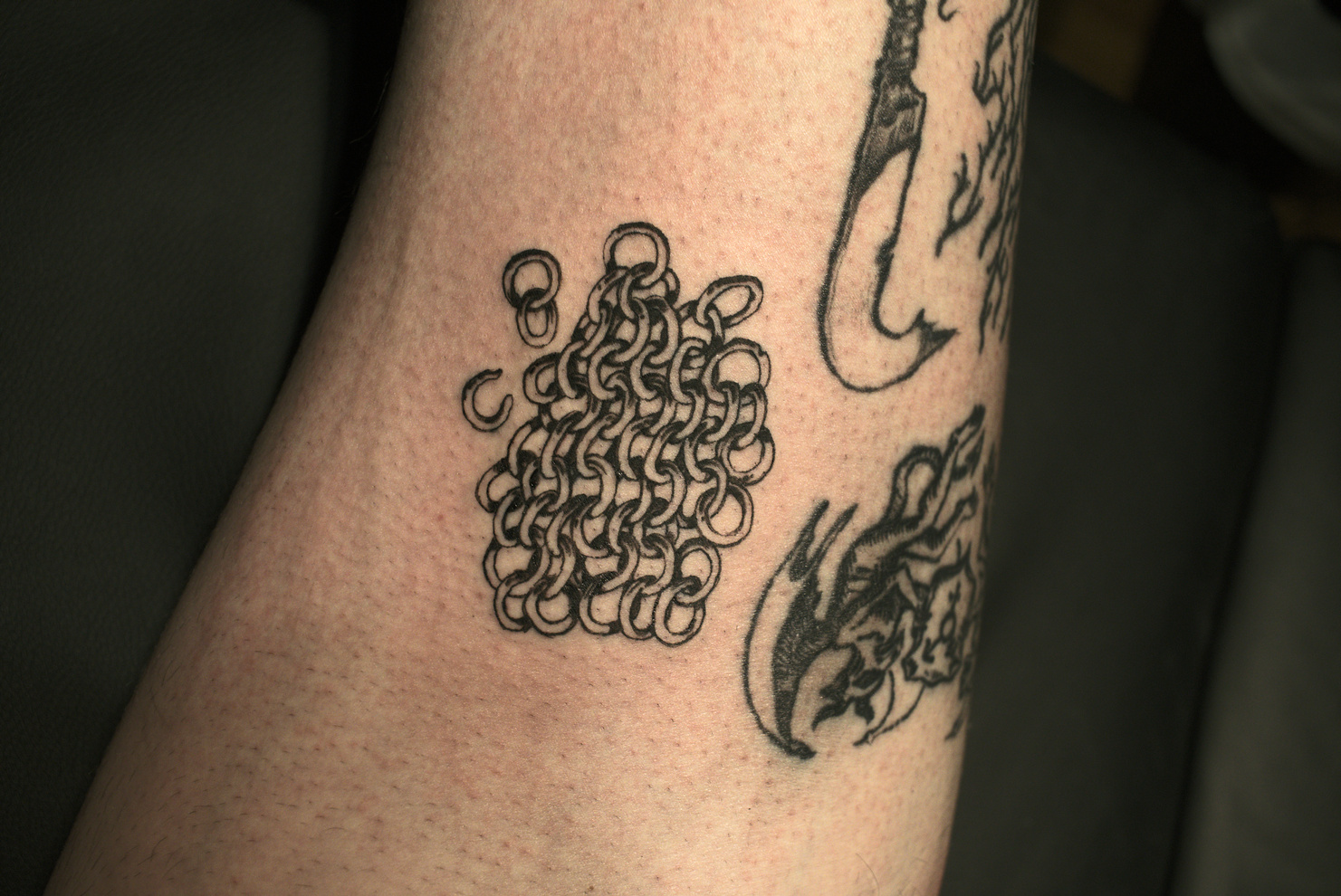 Chain Link Band Celtic Tattoo Design  LuckyFish Art