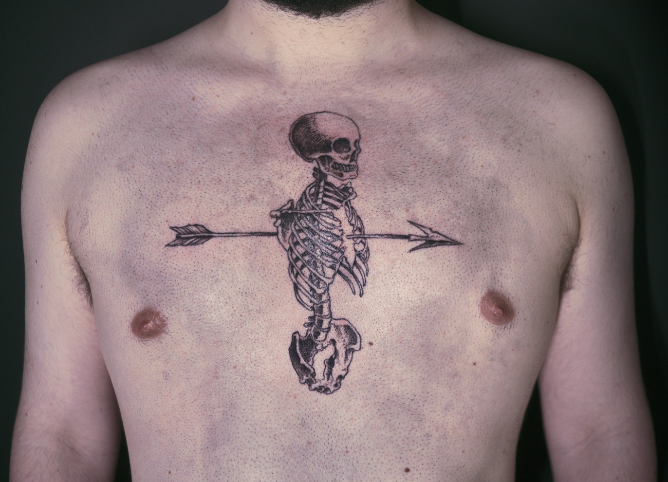 22 Unique Skull On Chest Tattoo  Best Skull Tattoos  Psycho Tats