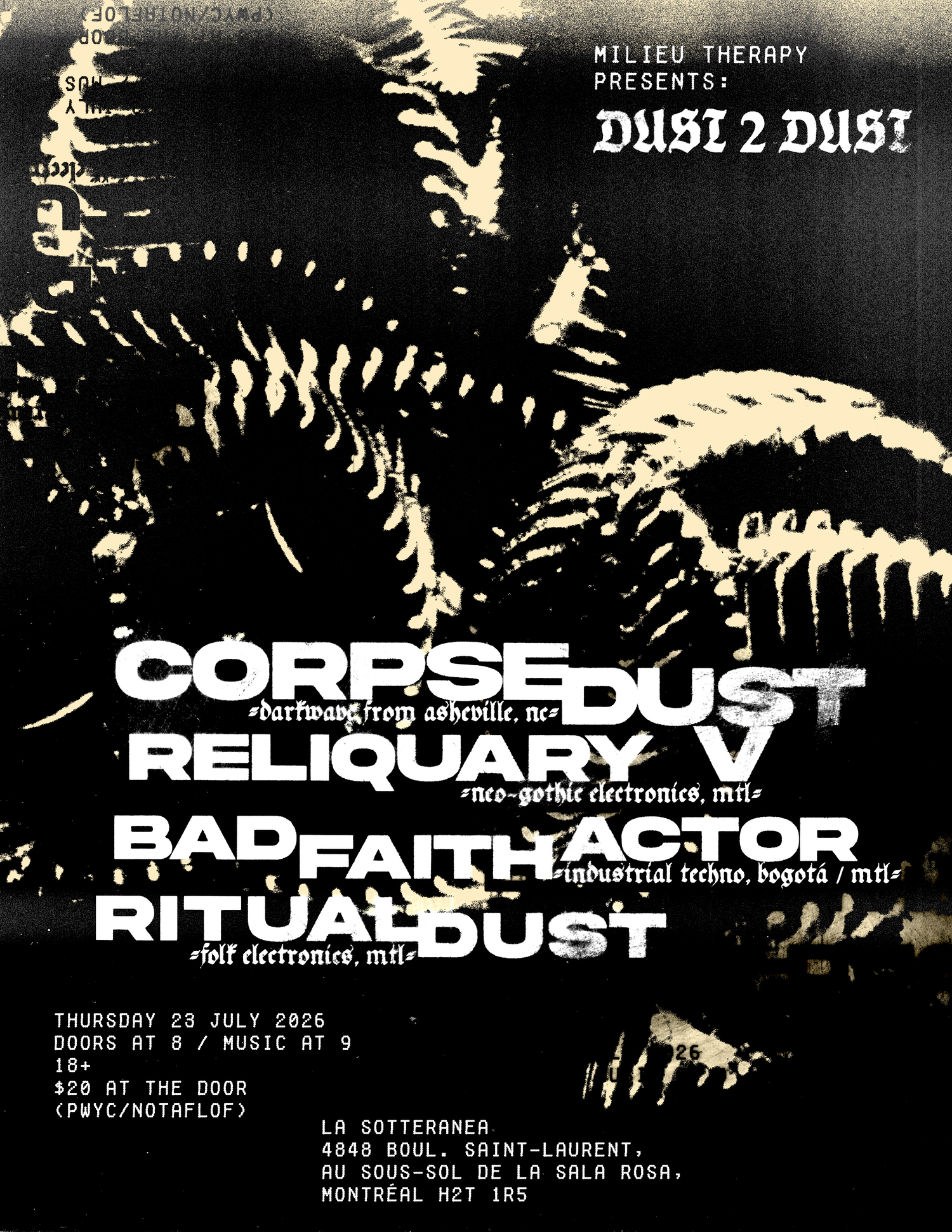 Dust 2 Dust show poster